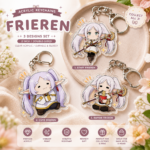 Anime Frieren Acrylic Keychain, Chibi Character Charm, Kawaii Elf Keyring, Cute Anime Gift for Collectors Frieren Ins - Image 2