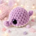🐋 Crochet Baby Whale Plush, Ocean Amigurumi - Image 2