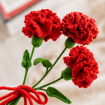 Carnation Crochet Pattern PDF, Flower Bouquet Crochet Pattern, Crochet Flower Pattern, Digital Download - Image 4