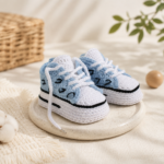 Baby Sneakers Crochet Pattern PDF, Crochet Baby Booties Pattern, High Top Baby Shoes Tutorial, Beginner Crochet Pattern, Instant Digital Download - Image 6