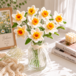 Daffodil Crochet Pattern PDF, Narcissus Bouquet Crochet Pattern, Crochet Flower Bouquet, Beginner Friendly Floral Gift Pattern. - Image 6