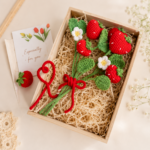 Strawberry Bouquet Crochet Pattern, Crochet Flower Bouquet Pattern, Strawberry Amigurumi PDF Pattern - Image 3