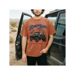 Western Truck Shirt, Rowdy Rebel Made in America T-Shirt, Patriotic Country Tee, 4x4 Off Road Truck Lover Gift for Men - Image 7