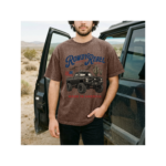 Western Truck Shirt, Rowdy Rebel Made in America T-Shirt, Patriotic Country Tee, 4x4 Off Road Truck Lover Gift for Men - Image 6