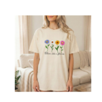 Bloom Like a Flower Shirt, Cute Daisy Flower T-Shirt, Aesthetic Floral Tee, Minimalist Flower Shirt, Botanical Graphic Tee, Gift for Women