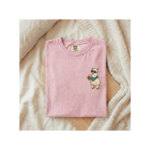 Funny Llama Coffee Shirt, Cute Alpaca Lover T-Shirt, Small Pocket Style Graphic Tee, Aesthetic Animal Shirt, Gift for Llama Lovers - Image 5