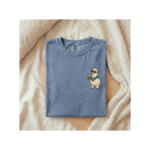 Funny Llama Coffee Shirt, Cute Alpaca Lover T-Shirt, Small Pocket Style Graphic Tee, Aesthetic Animal Shirt, Gift for Llama Lovers - Image 6