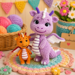 Crochet Dragon Pattern PDF, Amigurumi Dragon Toy, Fantasy Animal Crochet Pattern, DIY Cute Baby Gift, Digital Download Tutorial - Image 3