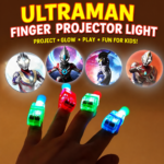 Nezha Elsa Ouman Finger Projector Light Cartoon Children's Glowing Toy Ring Fun Projection for Kids