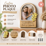 Mother’s Day Mini Photo Frame SVG, Laser Cut File for Mom Gift, Wooden Photo Holder Digital Download - Image 4