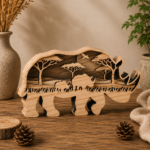 Safari Animals Multilayer Bundle – African Wooden Layered Animal Decor | Laser Cut Files for Glowforge, Xtool | SVG DXF Bundle - Image 2
