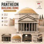 PaperCraft kit Pantheon Building Rome 3d paper model crafting PDF plans DIY template