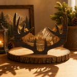 10x Animal Bundle 3D Multilayer Laser Cut File | Wildlife Forest Wooden Decor for Glowforge Xtool Cricut | Svg Dxf Eps Png - Image 5