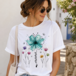 Boho Floral Mama T-Shirt Design PNG | Retro Mom Shirt Graphic | Wildflower Mama Sublimation | Mother's Day Gift Digital Download (Copy)
