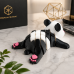 Cute Articulated Panda 3D Print STL, Flexi Panda Toy, Movable Panda Model, Fidget Desk Toy, Printable Animal, Instant Download - Image 2