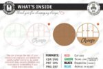 Cheese Boards Laser Cut Bundle SVG | Kitchen Serving Board CNC Files | Glowforge Cricut Templates - Image 3