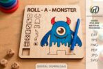 Children’s Coloring Games SVG Bundle, Laser Cut Coloring Board Files, Wooden Kids Activity Templates, Glowforge Cricut DXF - Image 2
