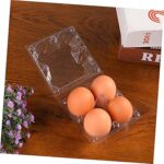 Wholesale 4-Piece Egg Tray Plastic Disposable Transparent Egg Tray Four-Compartment Egg Box Packaging Box Sub-Packaging Box - Image 2