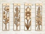 Floral Bookmark Laser Cut SVG Bundle - Image 5