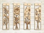 Floral Bookmark Laser Cut SVG Bundle - Image 4