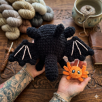 Halloween Bat Wing Cat Crochet Pattern, Amigurumi Cat Pattern, Spooky Cat Plush PDF, Halloween Crochet Toy, DIY Gift Idea - Image 2