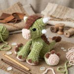 Low Sew Dinosaur Crochet Pattern, Easy Ankylosaurus Amigurumi, Beginner Friendly Plushie PDF, Cute Dino Crochet Pattern, Digital Download - Image 2