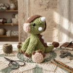 Low Sew Dinosaur Crochet Pattern, Easy Ankylosaurus Amigurumi, Beginner Friendly Plushie PDF, Cute Dino Crochet Pattern, Digital Download - Image 3