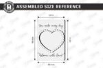 Mother’s Day Mini Photo Frames SVG | Laser Cut Picture Frame Files for Glowforge Cricut & CNC - Image 6