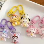Cute Cartoon Keychain, Student School Bag, Cute Pendant, Girl's Bag Accessories, Jewelry, Best Friend Gift, Niche - Image 3