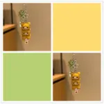Cute Candied Hawthorn Rilakkuma Keychain, Super Adorable Cartoon Bear Brother and Sister Phone Chain, Couple and Best Friend Accessories Pendant - Image 4