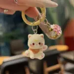 Drumbell K04 Cat Cartoon Keychain Student Backpack Cute Pendant Girl Bag Accessory Jewelry Best Friend - Image 2