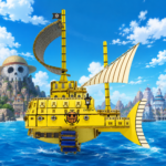 Trafalgar Law Polar Tang submarine pirate ship, digital file, laser cut, OP, 3D wooden puzzle, SVG. - Image 3