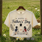 Happy Father's Day Shirt - Heartwarming Gift for Dad from Son and Daughter