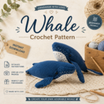Crochet Blue Whale Pattern PDF, Amigurumi Whale Tutorial, Sea Animal Crochet Pattern, Whale Gift Digital Download - Image 2