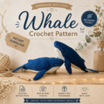 Crochet Blue Whale Pattern PDF, Amigurumi Whale Tutorial, Sea Animal Crochet Pattern, Whale Gift Digital Download - Image 3