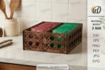 Laser Cut Wooden Tea Holder Bundle | Tea Bag Organizer SVG Files | Glowforge & CNC Wood Craft Template - Image 5