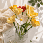 Cosmos Crochet Pattern PDF, Crochet Flower Bouquet Pattern, Cosmos Flower Crochet, DIY Floral Gift, Beginner Crochet Pattern - Image 2