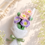 Poppy Flower Crochet Pattern PDF, Crochet Flower Pattern, Poppy Bouquet, Floral Arrangement, Digital Download - Image 2