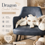 Crochet Dinosaur Plush Pattern | Amigurumi Toy PDF Download