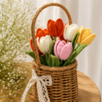 Tulip Bouquet Crochet Pattern PDF, Crochet Flower Pattern, Tulip Flowers, Floral Arrangement, Digital Download - Image 7