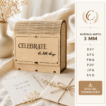 Laser Cut Gift Box Bundle, 3D SVG Box Templates, Cricut & Silhouette Files, Printable Packaging Design, DIY Gift Box - Image 10