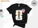 World Cup 2026 Fan T-Shirt – Custom FIFA Trophy Graphic Tee, National Team Supporter Shirt, Football Lover Gift, Soccer Fan Apparel (Copy) - Image 2