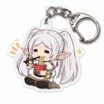 Anime Frieren Acrylic Keychain, Chibi Character Charm, Kawaii Elf Keyring, Cute Anime Gift for Collectors Frieren Ins - Image 3