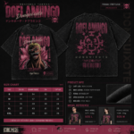 Donquixote Doflamingo Vintage Wash Tee Anime Oversized Shirt - Image 2