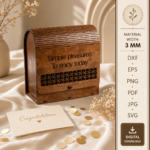 Laser Cut Gift Box Bundle, 3D SVG Box Templates, Cricut & Silhouette Files, Printable Packaging Design, DIY Gift Box - Image 11
