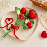 Strawberry Bouquet Crochet Pattern, Crochet Flower Bouquet Pattern, Strawberry Amigurumi PDF Pattern - Image 6