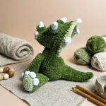 Cera the Triceratops Crochet Pattern PDF, Dinosaur Amigurumi, Easy Beginner Plushie, Low Sew Pattern, Instant Download - Image 2