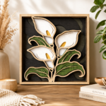 Layered Flower Wood Art SVG Pack, 3D Laser Cut Wall Decor Files - Image 6