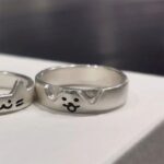 Ring Kitten and Puppy Can Couple's Ring Overlay Cute Ring for Girlfriend Simple All-match Ring - Image 3