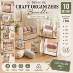 Yarn Holders for Crocheting Bundle Laser